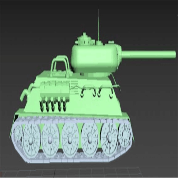 平川充气军用坦克模型